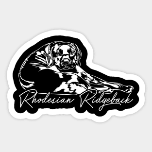 Rhodesian Ridgeback dog portrait dog mom gift Sticker